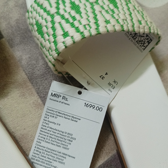 H&M  Jacquard slides - Picture 8 of 10